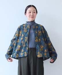 yuni（ユニ　）の「Cotton Nylon sheer blooming embroidery haori blouse（シャツ/ブラウス）」