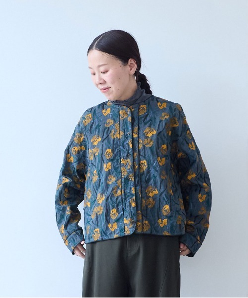 yuni(ユニ )の「Cotton Nylon sheer blooming embroidery haori blouse(シャツ/ブラウス・レディース・レッド/チャコールグレー/ベージュ・FREE)」の11枚目の写真