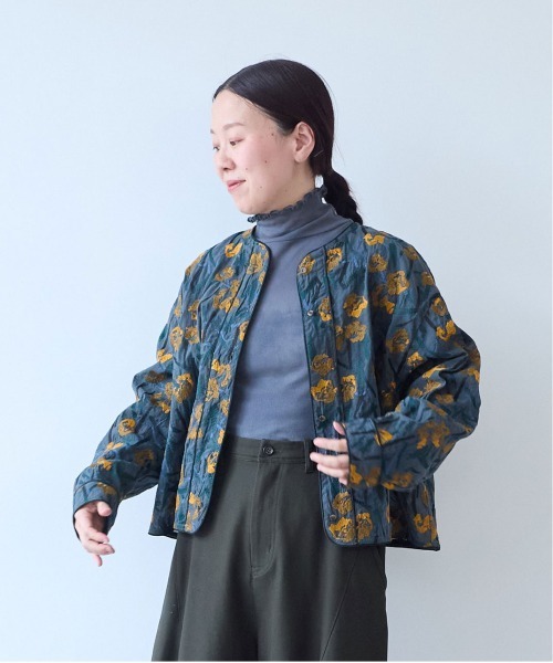 yuni(ユニ )の「Cotton Nylon sheer blooming embroidery haori blouse(シャツ/ブラウス・レディース・レッド/チャコールグレー/ベージュ・FREE)」の9枚目の写真