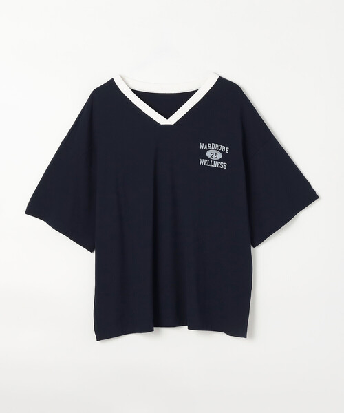 COMME CA Wardrobe(コムサワードローブ)の「ヴィンテージレアルツイストライト プリントTシャツ(Tシャツ/カットソー・レディース・ミント/ネイビー/オフホワイト・FREE)」の21枚目の写真