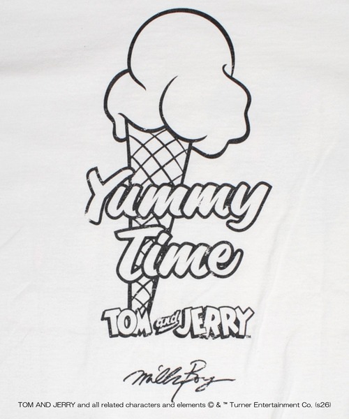 MILKBOY(ミルクボーイ)の「TOM&JERRY ICE CREAM TRIO Tシャツ(Tシャツ/カットソー・メンズ・A/B・M/L)」の7枚目の写真
