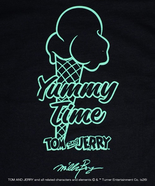 MILKBOY(ミルクボーイ)の「TOM&JERRY ICE CREAM TRIO Tシャツ(Tシャツ/カットソー・メンズ・A/B・M/L)」の3枚目の写真