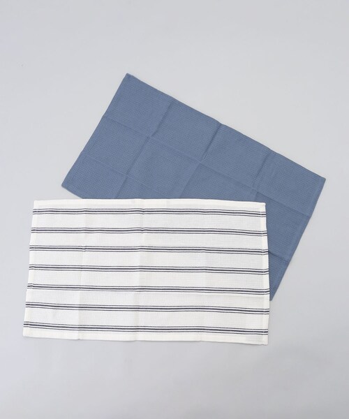 212 KITCHEN STORE（トゥワントゥキッチンストア）の「100% COTTON キッチンクロス ワッフル2枚セット BL ＜212Kオリジナル＞（エプロン・レディース・その他・00）」の10枚目の写真