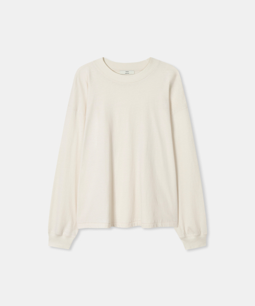 THEENDQUESTION(ジエンドクエスチョン)の「Bio-washed t-shirt / IVORY(Tシャツ/カットソー・レディース・その他・FREE)」の1枚目の写真