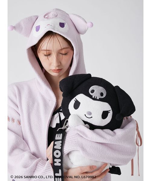 SNIDEL HOME(スナイデルホーム)の「【クロミ】ぬいぐるみバッグ(ショルダーバッグ・レディース・ラベンダー/ブラック・F)」の12枚目の写真