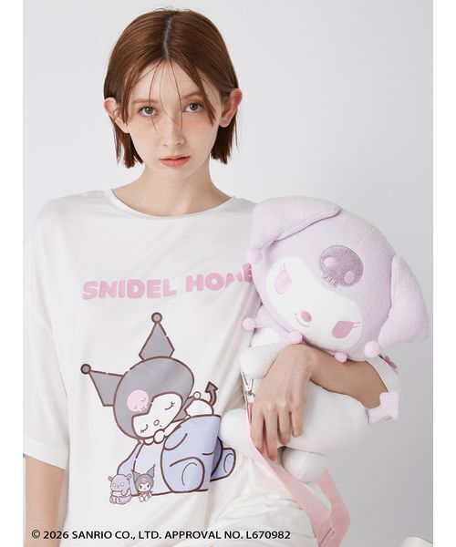 SNIDEL HOME(スナイデルホーム)の「【クロミ】ぬいぐるみバッグ(ショルダーバッグ・レディース・ラベンダー/ブラック・F)」の13枚目の写真