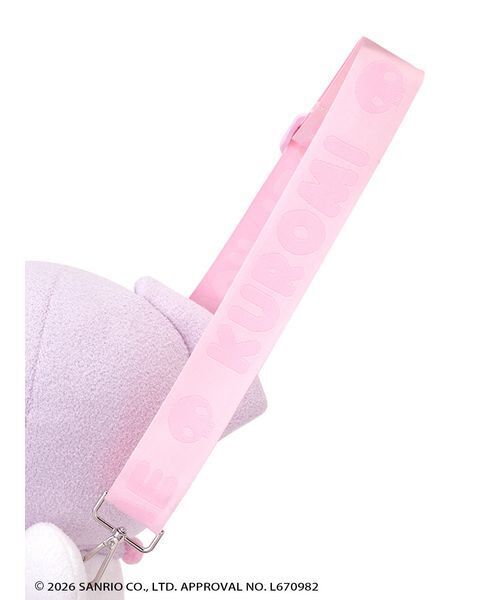 SNIDEL HOME(スナイデルホーム)の「【クロミ】ぬいぐるみバッグ(ショルダーバッグ・レディース・ラベンダー/ブラック・F)」の17枚目の写真