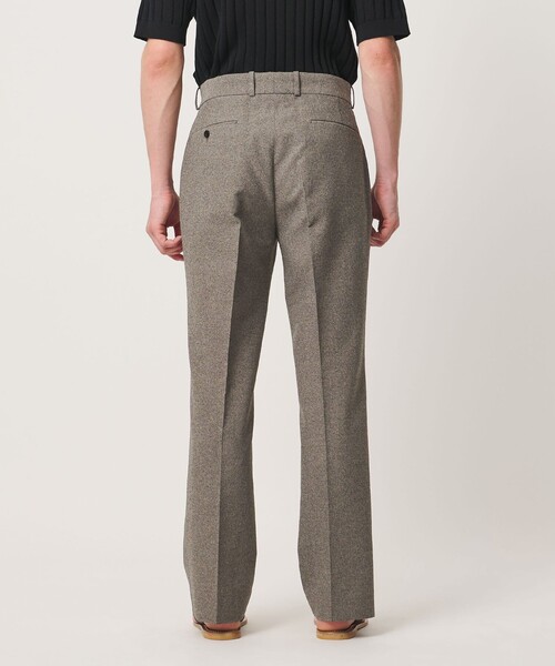 UNITED ARROWS(ユナイテッドアローズ)の「ポリエステル リネンライク セミフレアトラウザーズ(スラックス・メンズ・モカ/ダークグレー・L/M/S/XL)」の15枚目の写真