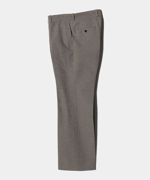 UNITED ARROWS(ユナイテッドアローズ)の「ポリエステル リネンライク セミフレアトラウザーズ(スラックス・メンズ・モカ/ダークグレー・L/M/S/XL)」の16枚目の写真