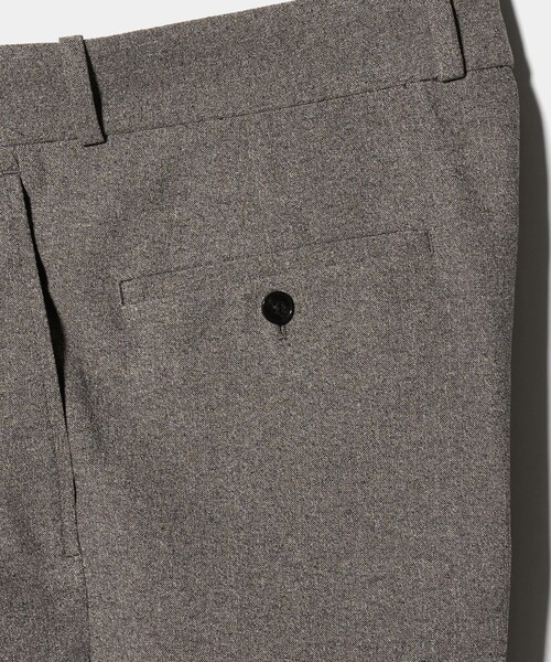 UNITED ARROWS(ユナイテッドアローズ)の「ポリエステル リネンライク セミフレアトラウザーズ(スラックス・メンズ・モカ/ダークグレー・L/M/S/XL)」の20枚目の写真