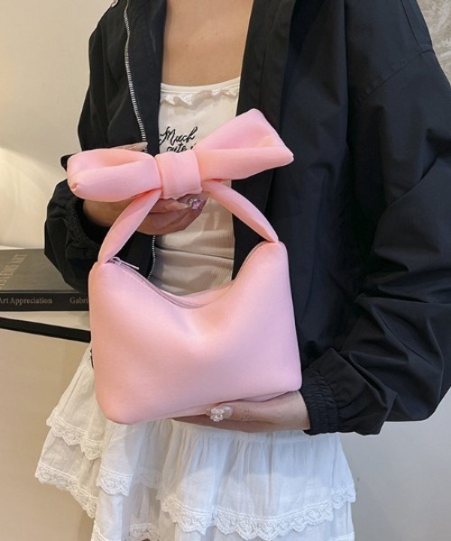 boemy（ボエミー）の「ビッグリボン ミニハンドバッグ（ハンドバッグ・レディース・ブラック/レッド/ピンク/イエロー・FREE）」の4枚目の写真