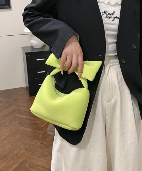 boemy（ボエミー）の「ビッグリボン ミニハンドバッグ（ハンドバッグ・レディース・ブラック/レッド/ピンク/イエロー・FREE）」の3枚目の写真