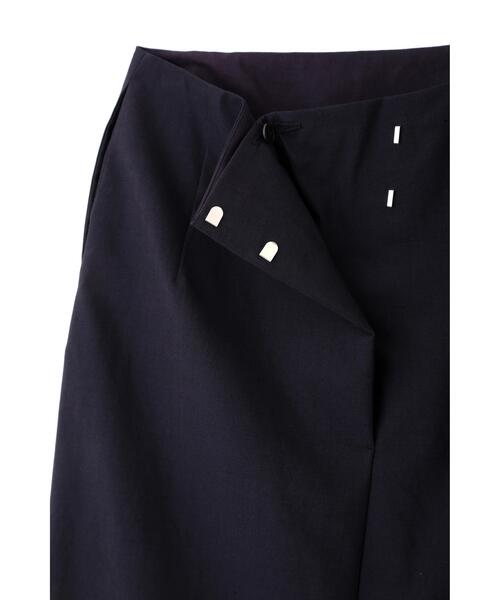YLEVE（イレーヴ）の「YLEVE / WOOL CHAMBRAY SKIRT（スカート・レディース・グレー/ネイビー・1/0/2）」の7枚目の写真