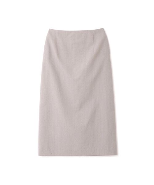 YLEVE（イレーヴ）の「YLEVE / WOOL CHAMBRAY SKIRT（スカート・レディース・グレー/ネイビー・1/0/2）」の10枚目の写真