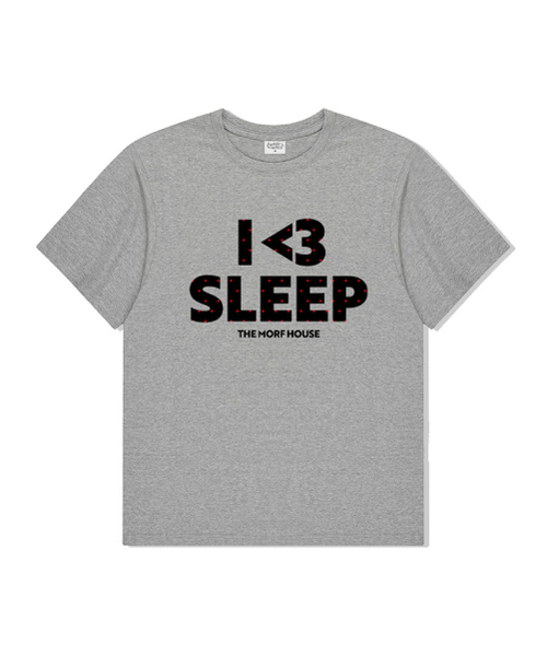 THEMORFHOUSE(ザモーフハウス)の「アイラブスリップオーバーサイズ半袖Tシャツメランジグレー(Tシャツ/カットソー・レディース・その他・SMALL/MEDIUM/LARGE)」の2枚目の写真