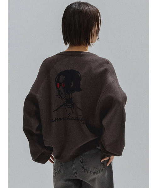 Vintage Muse Knit Cardigan_CHARCOAL（カーディガン/ボレロ