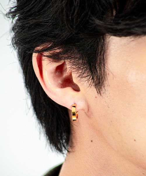 TOM WOOD(トムウッド)の「【TOMWOOD】Beck Huggies Gold ゴールド ピアス ユニセックス(ピアス(両耳用)・レディース・ゴールド・FREE)」の10枚目の写真