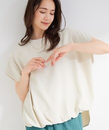 SHOO・LA・RUE | 【洗濯機可/体型カバー】インせずこなれる ふんわり裾バルーントップス(Tシャツ/カットソー)