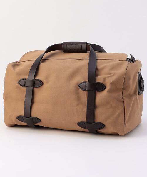 FILSON(フィルソン)の「FILSON/フィルソン Small Rugged Twill Duffle Bag/ラグドツイル ダッフルバッグ スモール(ボストンバッグ・メンズ・ブラウン/オリーブ・ONE SIZE)」の4枚目の写真