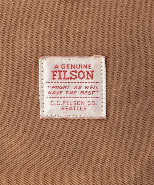FILSON(フィルソン)の「FILSON/フィルソン Small Rugged Twill Duffle Bag/ラグドツイル ダッフルバッグ スモール(ボストンバッグ・メンズ・ブラウン/オリーブ・ONE SIZE)」の7枚目の写真