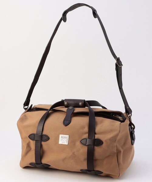 FILSON(フィルソン)の「FILSON/フィルソン Small Rugged Twill Duffle Bag/ラグドツイル ダッフルバッグ スモール(ボストンバッグ・メンズ・ブラウン/オリーブ・ONE SIZE)」の11枚目の写真