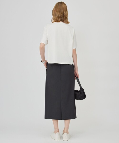 ICB(アイシービー)の「マットスキューバテレコ ナロースカート(スカート・レディース・ブラック系/グレー系・X-SMALL/SMALL/MEDIUM)」の9枚目の写真