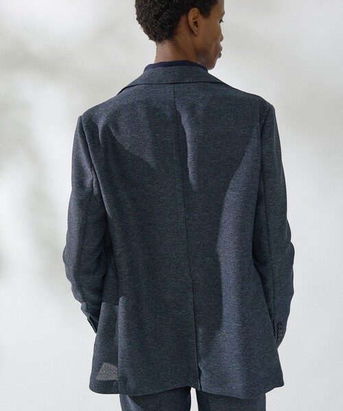 DESIGNWORKS（デザインワークス）の「【セットアップ対応】カラミメッシュプリントジャケット / ストレッチ / イージーケア（セットアップ・メンズ・ネイビー/グレー・44/46/48/50）」の5枚目の写真