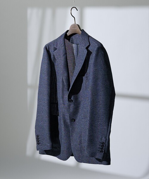DESIGNWORKS（デザインワークス）の「【セットアップ対応】カラミメッシュプリントジャケット / ストレッチ / イージーケア（セットアップ・メンズ・ネイビー/グレー・44/46/48/50）」の13枚目の写真