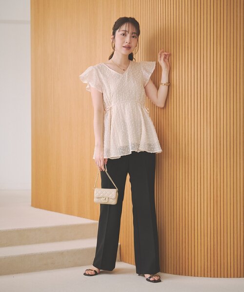 La boutique BonBon(ラブティックボンボン)の「フレアパンツ(その他パンツ・レディース・ブラック/ライトベージュ/ネイビー・38/36)」の21枚目の写真