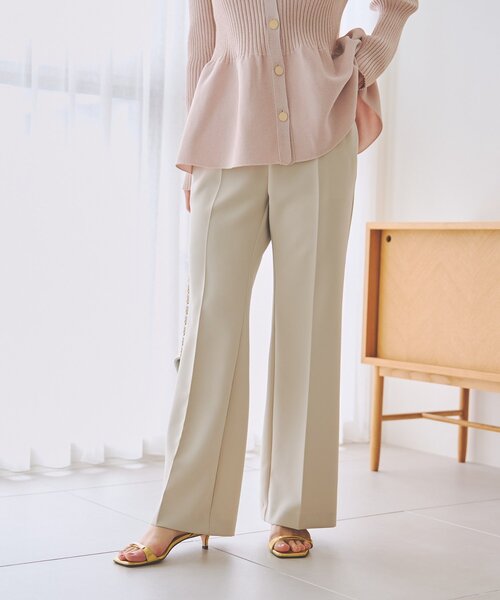 La boutique BonBon(ラブティックボンボン)の「フレアパンツ(その他パンツ・レディース・ブラック/ライトベージュ/ネイビー・38/36)」の14枚目の写真