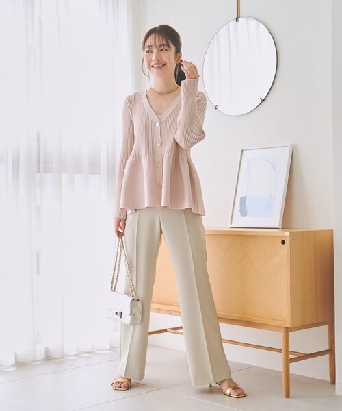 La boutique BonBon(ラブティックボンボン)の「フレアパンツ(その他パンツ・レディース・ブラック/ライトベージュ/ネイビー・38/36)」の17枚目の写真