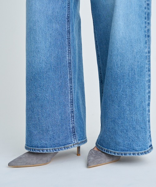 YANUK(ヤヌーク)の「バギーストレート"MARY"(デニムパンツ・レディース・サックスブルー・24inch/23inch/22inch/21inch/27inch/26inch/25inch)」の12枚目の写真