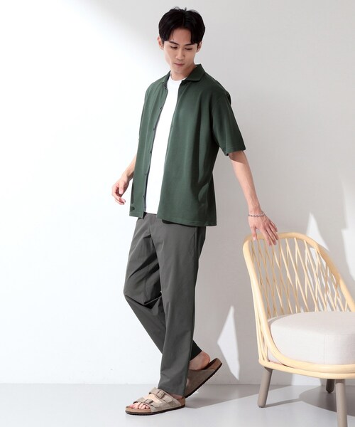 THE SHOP TK (ザ ショップ ティーケー )の「【接触冷感/遮熱/UVカット/防シワ/2WAYストレッチ/軽量】エアリー ライトテックス イージーパンツ(その他パンツ・メンズ・ダークグレー/ベージュ/ブラック/オリーブ・04/03/02)」の21枚目の写真
