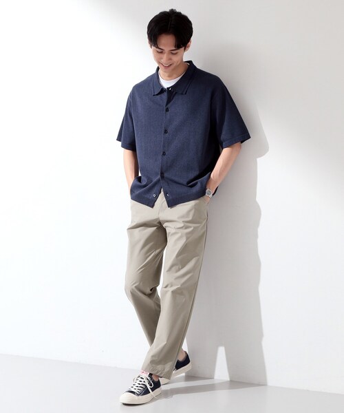 THE SHOP TK (ザ ショップ ティーケー )の「【接触冷感/遮熱/UVカット/防シワ/2WAYストレッチ/軽量】エアリー ライトテックス イージーパンツ(その他パンツ・メンズ・ダークグレー/ベージュ/ブラック/オリーブ・04/03/02)」の6枚目の写真