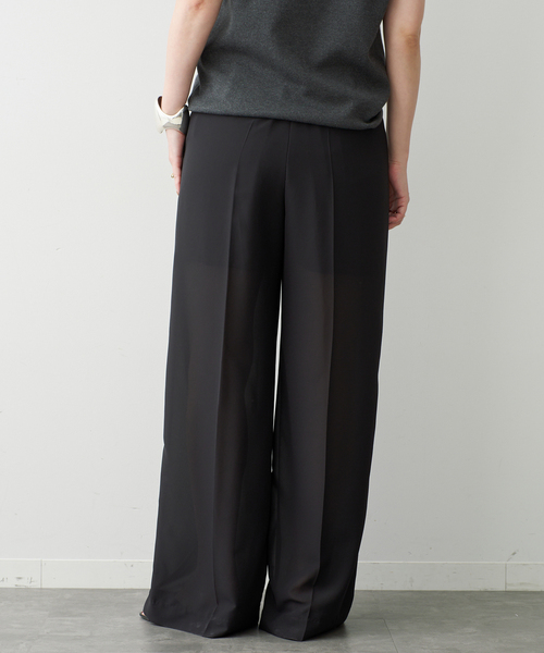 Deuxieme Classe(ドゥーズィエムクラス)の「*Minimal Sheer パンツ(スラックス・レディース・ブラック/ネイビー・38/36/34)」の5枚目の写真