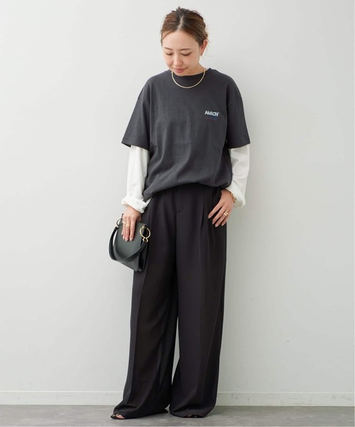 Deuxieme Classe(ドゥーズィエムクラス)の「*Minimal Sheer パンツ(スラックス・レディース・ブラック/ネイビー・38/36/34)」の14枚目の写真