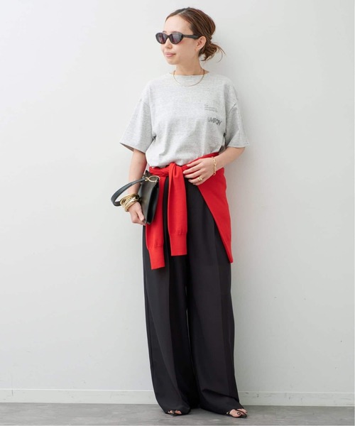 Deuxieme Classe(ドゥーズィエムクラス)の「*Minimal Sheer パンツ(スラックス・レディース・ブラック/ネイビー・38/36/34)」の16枚目の写真