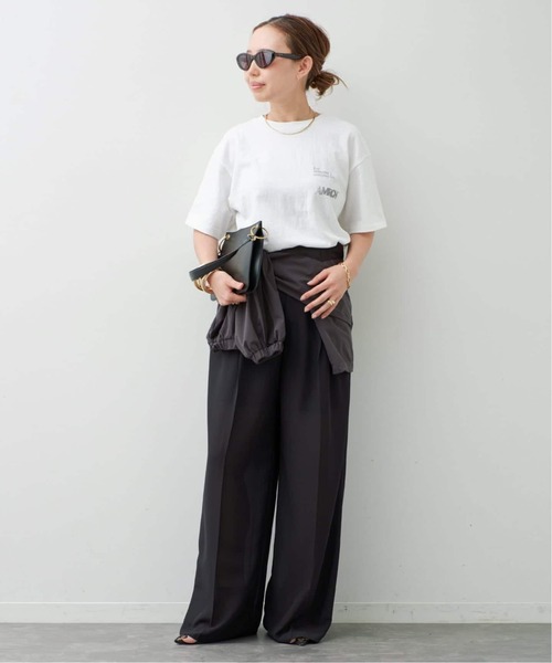 Deuxieme Classe(ドゥーズィエムクラス)の「*Minimal Sheer パンツ(スラックス・レディース・ブラック/ネイビー・38/36/34)」の17枚目の写真