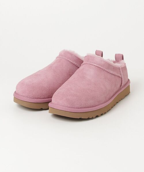新品　UGG アグ　ムートン　桜色ピンク　スリッパ　23cm 定価19800円 UGG/アグ/Classic Micro/クラシック マイクロ（その他シューズ）｜UGG
