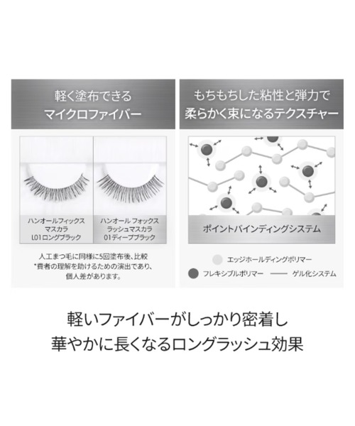 rom&nd(ロムアンド)の「rom&nd ハンオールフォックスラッシュマスカラ(マスカラ・レディース・02 ブラウンブラック/01 ディープブラック/03 コーヒーブラウン・FREE)」の5枚目の写真