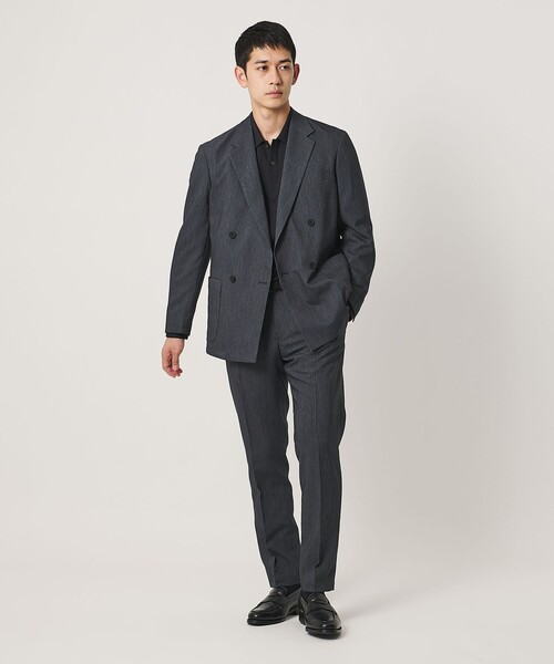 UNITED ARROWS(ユナイテッドアローズ)の「テックデニム 1プリーツ パンツ UA COZY ウォッシャブル ヨコストレッチ(スラックス・メンズ・ネイビー・S/XL/M/L/XXL)」の5枚目の写真