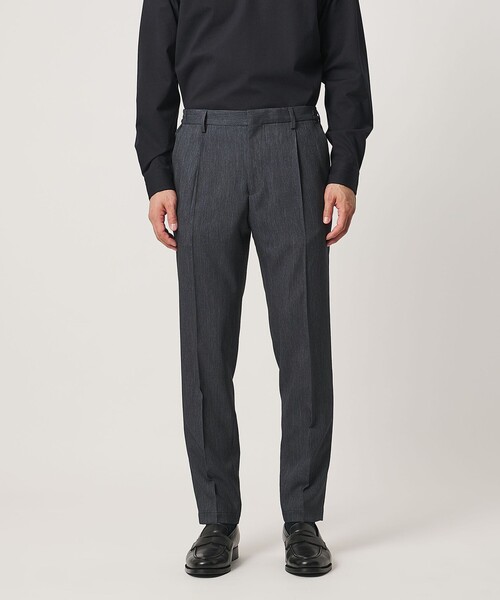 UNITED ARROWS(ユナイテッドアローズ)の「テックデニム 1プリーツ パンツ UA COZY ウォッシャブル ヨコストレッチ(スラックス・メンズ・ネイビー・S/XL/M/L/XXL)」の6枚目の写真
