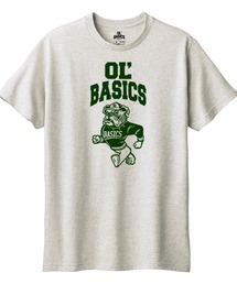 Ol' Basics（オール・ベーシックス） 半袖Tシャツ Ol'Basics ロゴ イラスト プリント 5.6オンス トップス カットソー メンズ ユニセックス