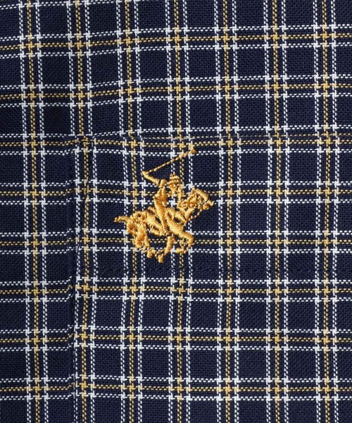 BEVERLY HILLS POLO CLUB(ビバリーヒルズポロクラブ)の「2026AW BEVERLY HILLS POLO CLUB/ビバリーヒルズポロクラブ オックスチェック ワンポイント刺繍 ボタンダウン長袖シャツ(シャツ/ブラウス・メンズ・ホワイト/レッド/グリーン/ネイビー・M/L/LL)」の20枚目の写真