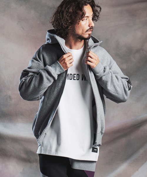 ANGENEHM(アンゲネーム)の「mpa4195-Cardboard Knit ZipUp Hoodie ジップアップパーカー(AG07-021acg)(パーカー・メンズ・ブラック/チャコール/ミックスグレー・M/L/S)」の22枚目の写真