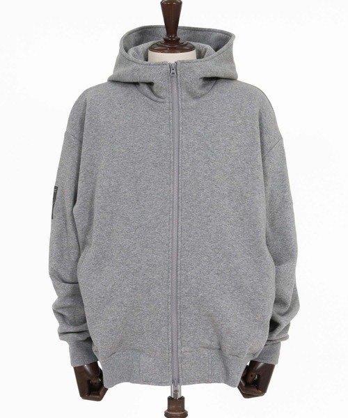 ANGENEHM(アンゲネーム)の「mpa4195-Cardboard Knit ZipUp Hoodie ジップアップパーカー(AG07-021acg)(パーカー・メンズ・ブラック/チャコール/ミックスグレー・M/L/S)」の15枚目の写真