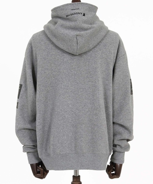 ANGENEHM(アンゲネーム)の「mpa4195-Cardboard Knit ZipUp Hoodie ジップアップパーカー(AG07-021acg)(パーカー・メンズ・ブラック/チャコール/ミックスグレー・M/L/S)」の8枚目の写真