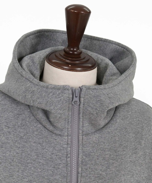 ANGENEHM(アンゲネーム)の「mpa4195-Cardboard Knit ZipUp Hoodie ジップアップパーカー(AG07-021acg)(パーカー・メンズ・ブラック/チャコール/ミックスグレー・M/L/S)」の9枚目の写真