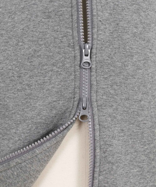 ANGENEHM(アンゲネーム)の「mpa4195-Cardboard Knit ZipUp Hoodie ジップアップパーカー(AG07-021acg)(パーカー・メンズ・ブラック/チャコール/ミックスグレー・M/L/S)」の5枚目の写真