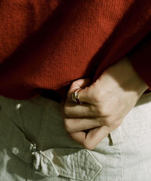 SMELLY(スメリー)の「SMELLY so’ smoky quartz pinky ring(リング・レディース・シルバー系その他・4)」の5枚目の写真
